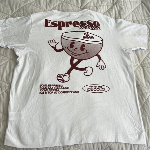 Espresso martini tshirt unisex large graphic tee - Picture 1 of 11
